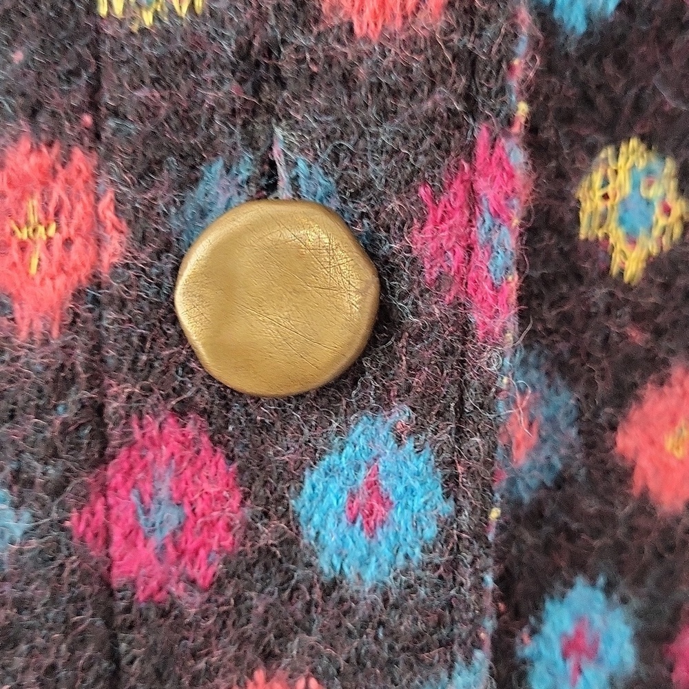 Louise Della Wool Coat Made In France Boho Statement Coat - Picture 11 of 14
